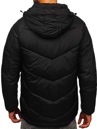 Men’s Quilted Winter Jacket Black Bolf 31M5036