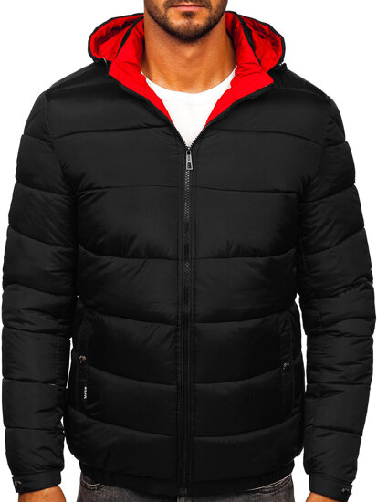 Men’s Quilted Winter Jacket Black Bolf 31M5037