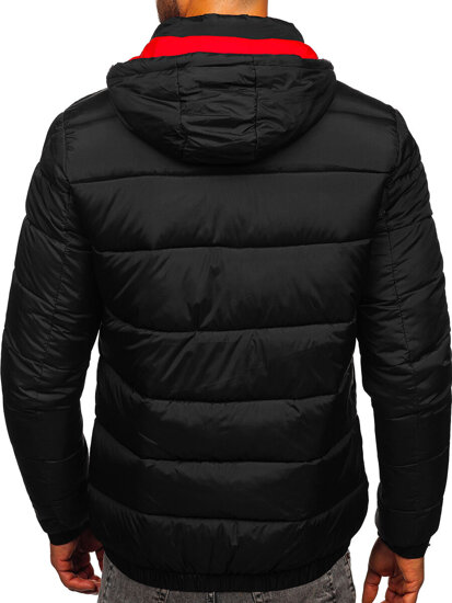 Men’s Quilted Winter Jacket Black Bolf 31M5037