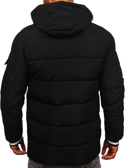 Men's Quilted Winter Jacket Black Bolf 57M7502