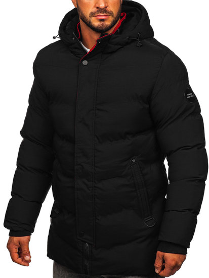 Men's Quilted Winter Jacket Black Bolf 7330