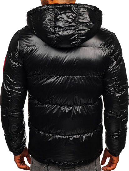 Men's Quilted Winter Jacket Black Bolf 99311