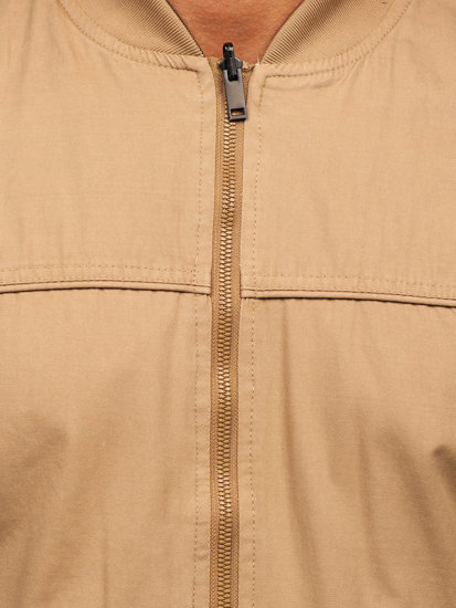 Men's Reversible Lightweight Bomber Jacket Camel Bolf 84M3005