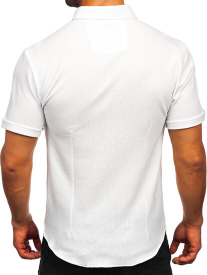 Men’s Short Sleeve Muslin Shirt White Bolf 2013