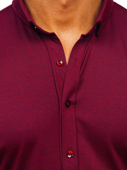 Men's Short Sleeve Shirt Claret Bolf 2005