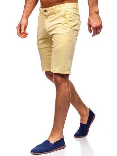 Men's Shorts Light Yellow Bolf 1142