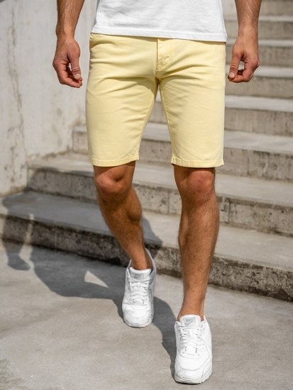 Men's Shorts Light Yellow Bolf 1142