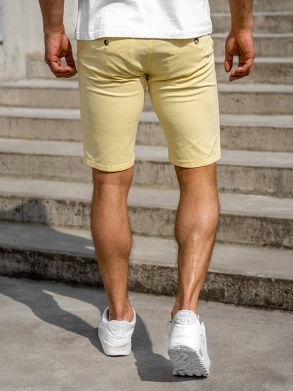 Men's Shorts Light Yellow Bolf 1142