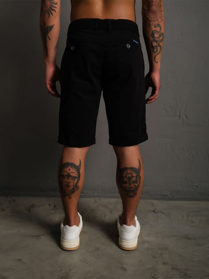 Men's Shorts with Belt Black Bolf 0010