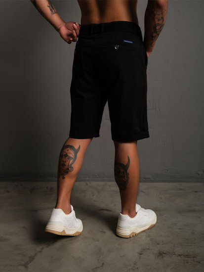 Men's Shorts with Belt Black Bolf 0010