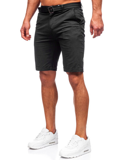 Men's Shorts with Belt Black Bolf XX160085