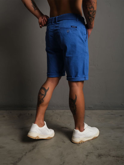 Men’s Shorts with belt Blue Bolf 0010