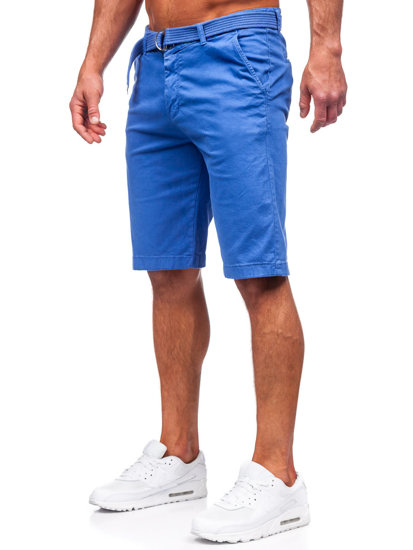 Men’s Shorts with belt Indigo Bolf 0010