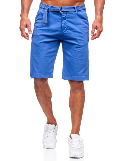 Men’s Shorts with belt Indigo Bolf 0010