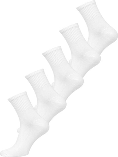 Men’s Socks White Bolf A8007-5P 5 PACK