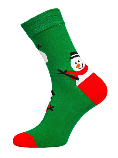 Men's Socks X-mas Theme Multicolour-1 Bolf M898-7P-1 7 PACK