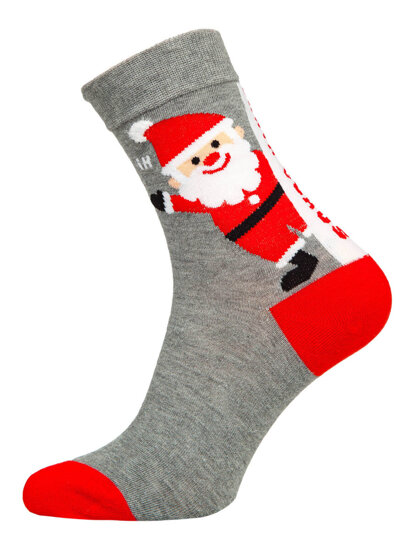 Men's Socks X-mas Theme Multicolour-2 Bolf M898-7P-1  7 PACK