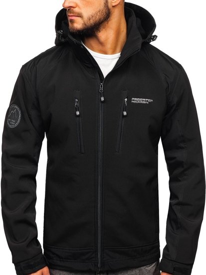 Men's Softshell Jacket Black Bolf P195