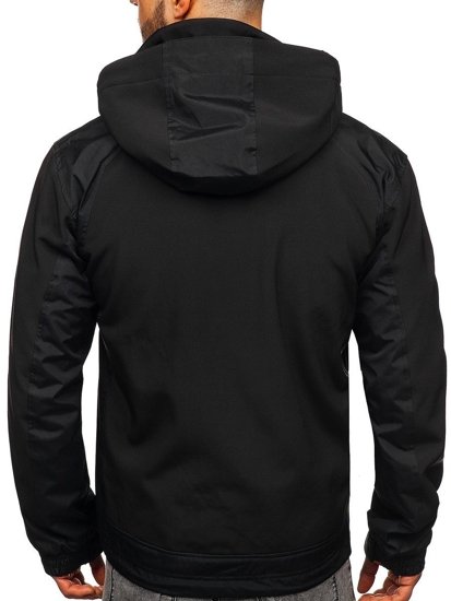 Men's Softshell Jacket Black Bolf P195