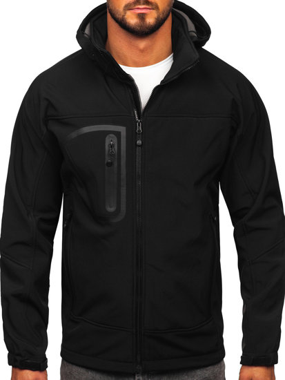 Men's Softshell Jacket Black Bolf T019