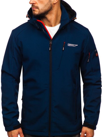 Men's Softshell Jacket Navy Blue Bolf BK122