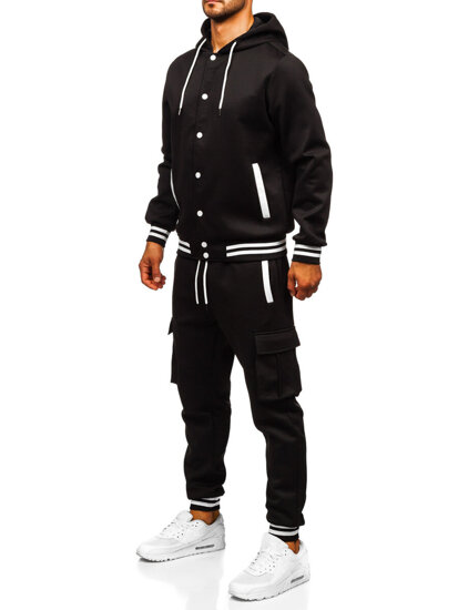 Men’s Sport Outfit with hood Black Bolf 27C6506