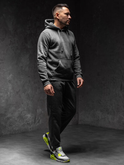 Men’s Sport Outfit with hood Graphite Bolf D012A1