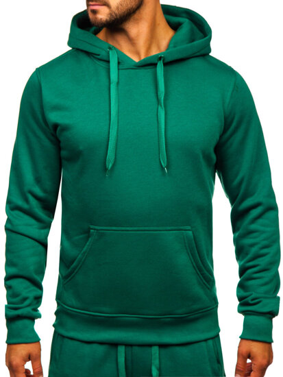 Men’s Sport Outfit with hood Green Bolf D003