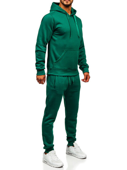 Men’s Sport Outfit with hood Green Bolf D003