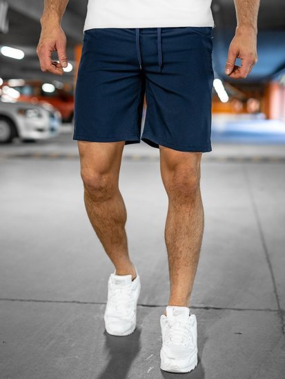 Men's Sport Shorts Navy Blue Bolf HH037