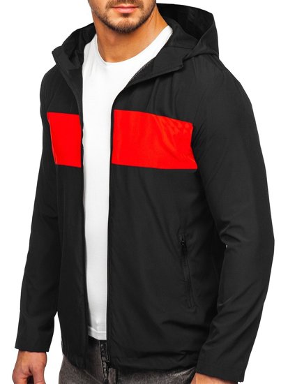 Men's Sport Windbreaker Jacket Black Bolf HM147