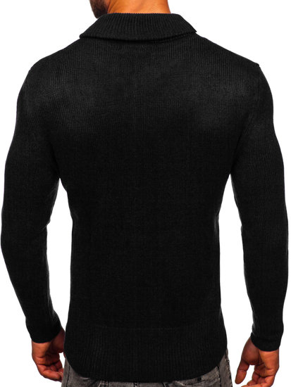 Men's Stand Up Sweater Black Bolf MM6018