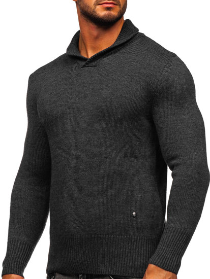 Men's Stand Up Sweater Graphite Bolf MM6018