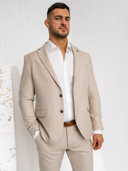 Men's Suit Ecru Bolf 02