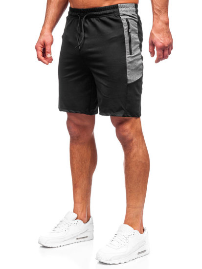 Men's Sweat Shorts Black Bolf 68026