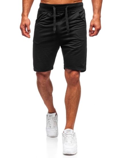 Men's Sweat Shorts Black Bolf B1001