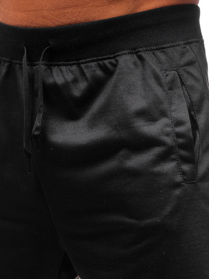 Men's Sweat Shorts Black Bolf DK01