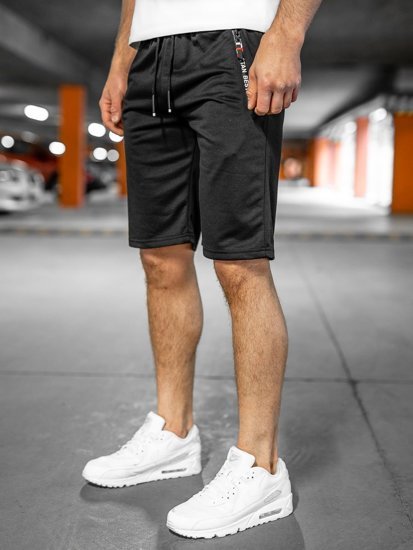 Men's Sweat Shorts Black Bolf JX503