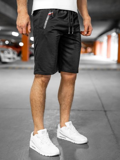 Men's Sweat Shorts Black Bolf JX503