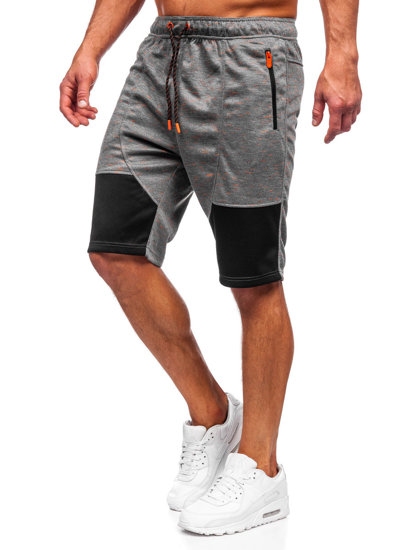 Men's Sweat Shorts Dark Grey Bolf Q3859