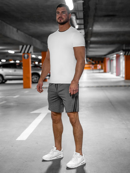 Men's Sweat Shorts Graphite Bolf 68057