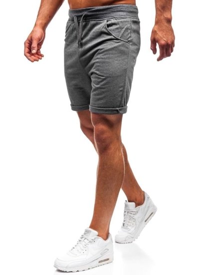 Men's Sweat Shorts Graphite Bolf B1001