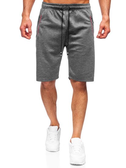 Men's Sweat Shorts Graphite Bolf JX131