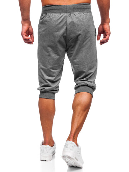 Men's Sweat Shorts Graphite Bolf K10002