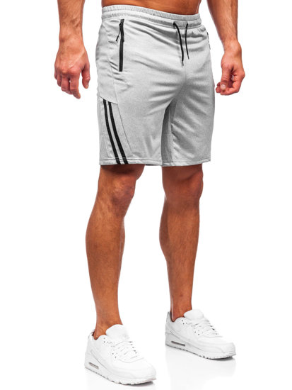 Men's Sweat Shorts Grey Bolf 68057