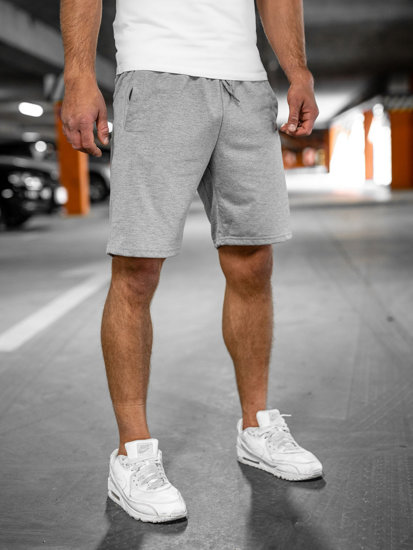 Men's Sweat Shorts Grey Bolf 8K100A