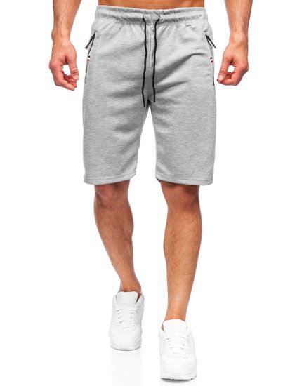 Men's Sweat Shorts Grey Bolf JX130