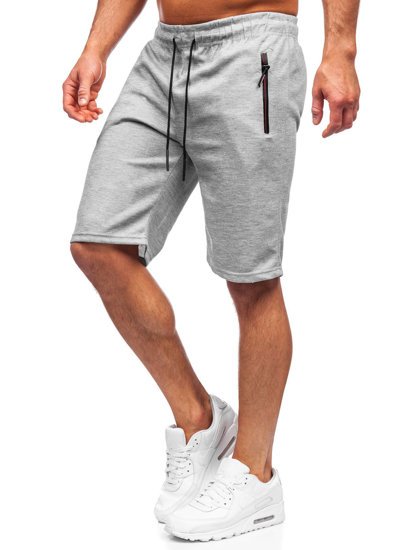 Men's Sweat Shorts Grey Bolf JX132