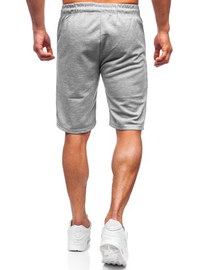 Men's Sweat Shorts Grey Bolf JX132