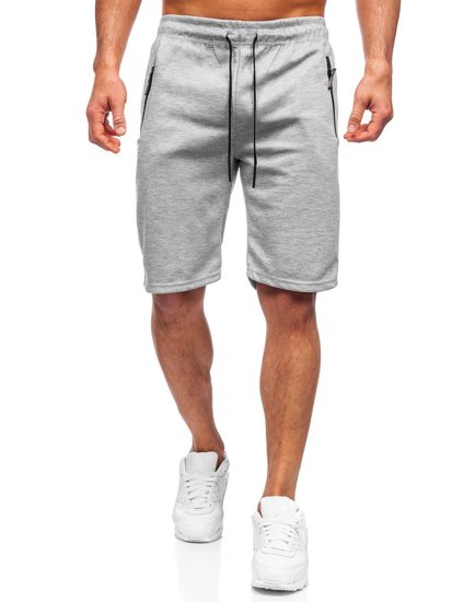 Men's Sweat Shorts Grey Bolf JX132